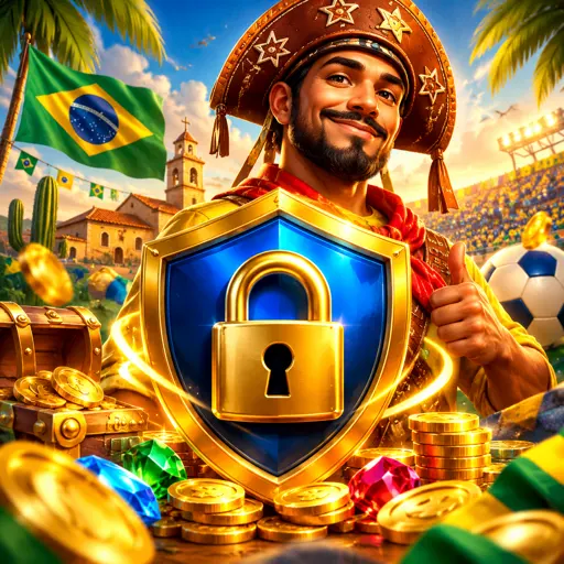 Ícone de escudo com selo representando verificação de segurança, idade e proteção da conta